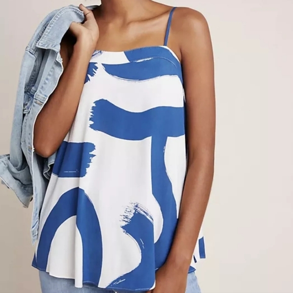 Maeve Anthropologie Sacha Swing Blouse Small Petite NWOT - Picture 3 of 17